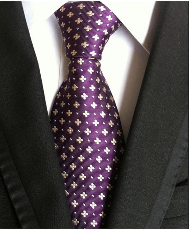 Men S Tie 8Cm Business Gentleman British Formal Wear - MRSLM