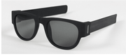 black frame sunglasses with colored legs, view 2 - MRSLM