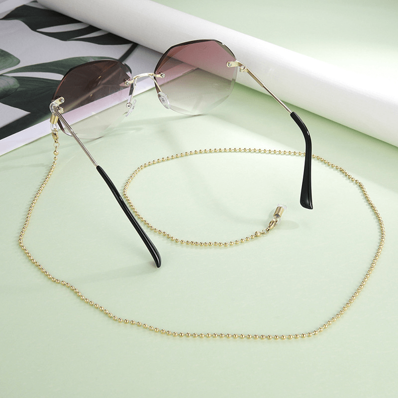 Stainless Steel Metal Bead Chain Sunglasses Chain