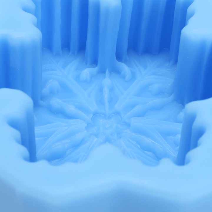 Christmas Snowflake Silicone Soap DIY Mold Handmade Candle Soap Mold 3D Mould Baking Mold - MRSLM