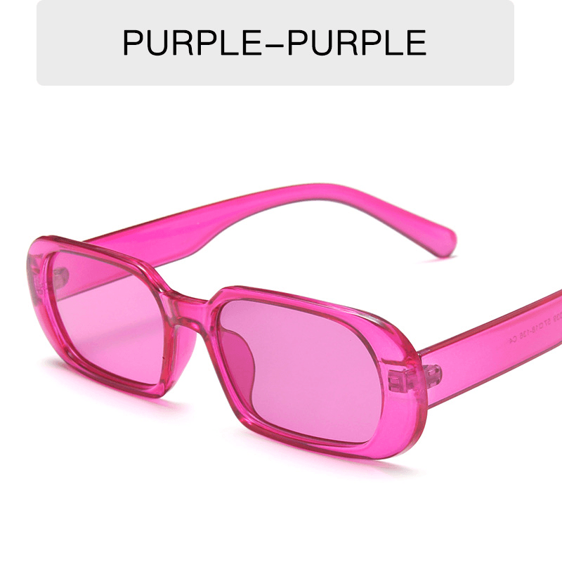 Retro small frame candy color sunglasses, view 10 - MRSLM