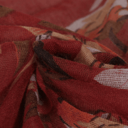 ladies printed Bali yarn scarf, view 8 - MRSLM