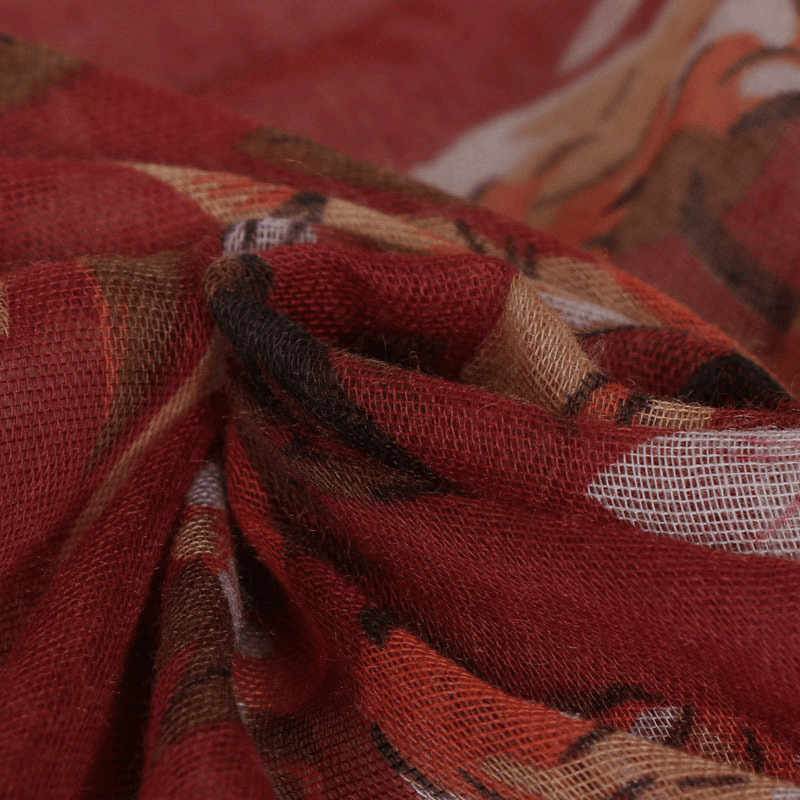 ladies printed Bali yarn scarf, view 8 - MRSLM