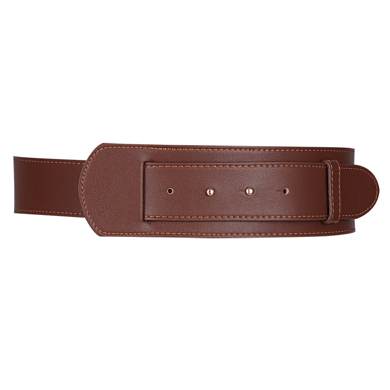 women's cowhide leather dress belt, view 4 - MRSLM