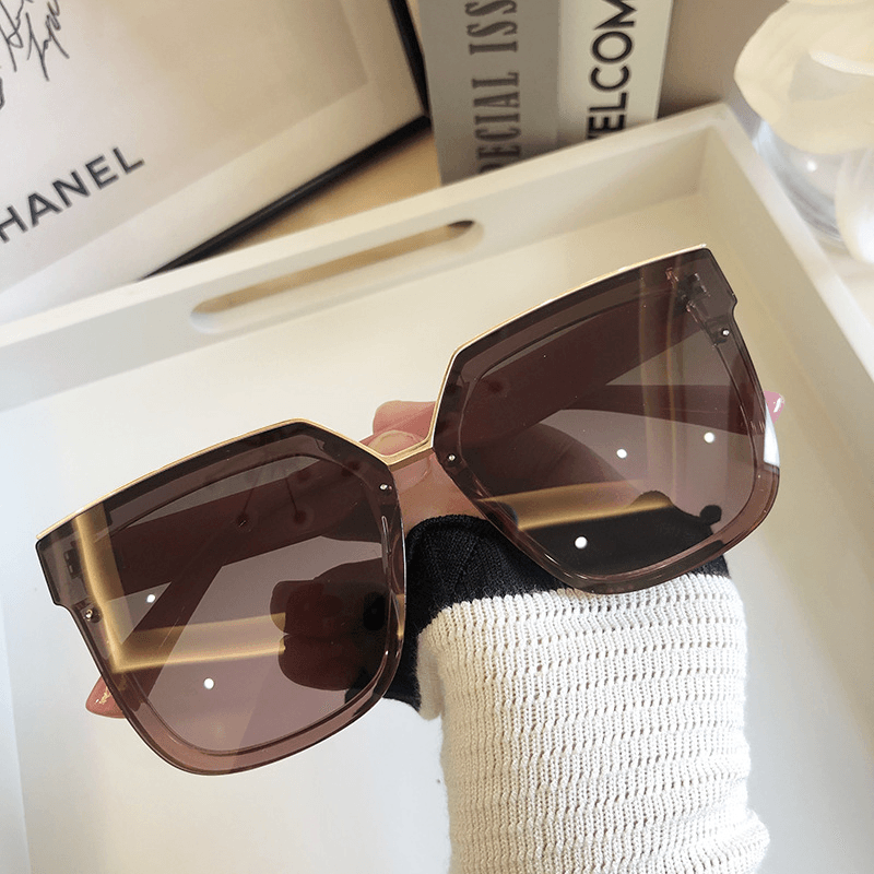 Large square flat sunglasses, view 3 - MRSLM