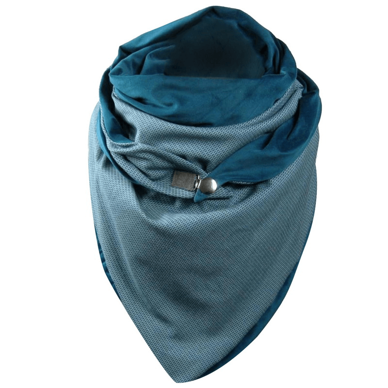Padded warm printed shawl scarf, view 13 - MRSLM