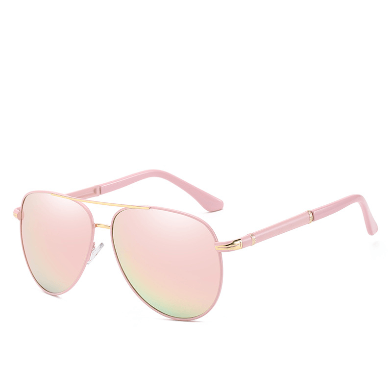 Women's colorful metal frame sunglasses, view 2 - MRSLM