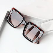 simple big frame retro square sunglasses, view 4 - MRSLM