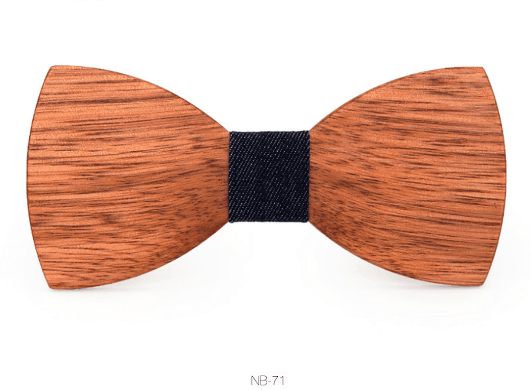 Bow Tie Wood Bow Tie Men'S Wood Bow Tie - MRSLM