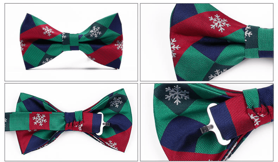 Fashion Casual Men'S Polyester Jacquard Bow Tie - MRSLM