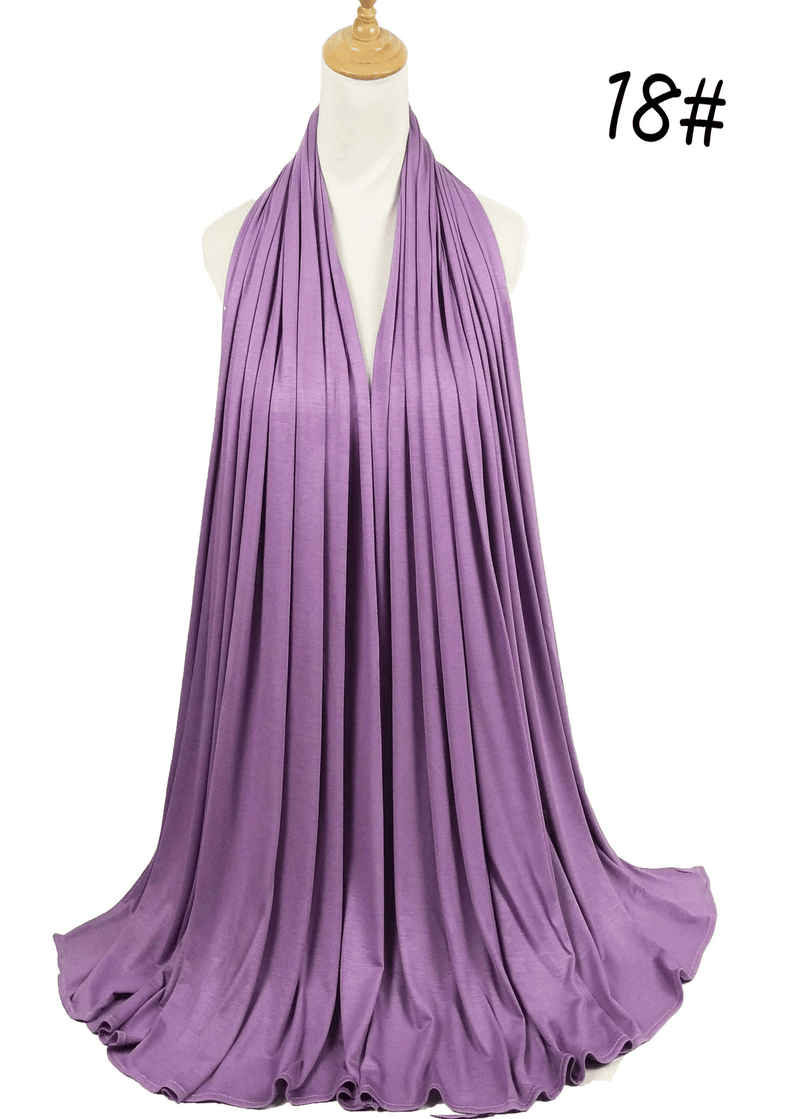 large modal cotton long scarf, view 18 - MRSLM
