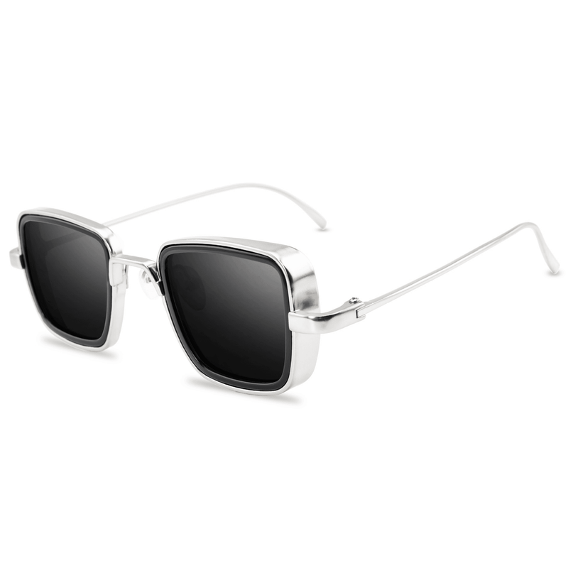 Men's retro metal frame sunglasses, view 8 - MRSLM