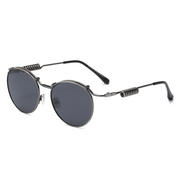 retro round polarized sunglasses, view 4 - MRSLM