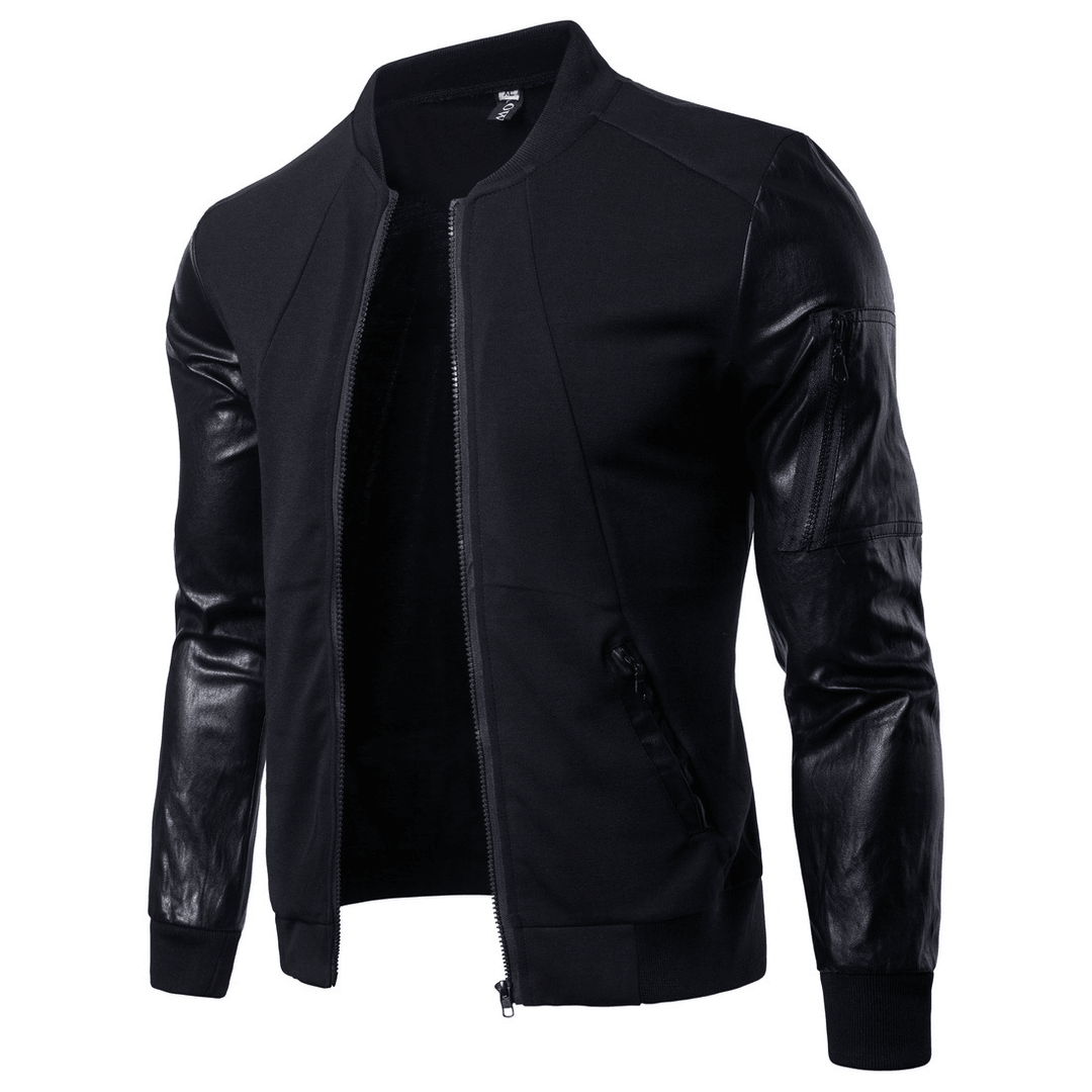 British Temperament Men Stand up Collar Jacket - MRSLM