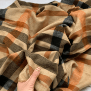 striped camel dual-use scarf, view 2 - MRSLM