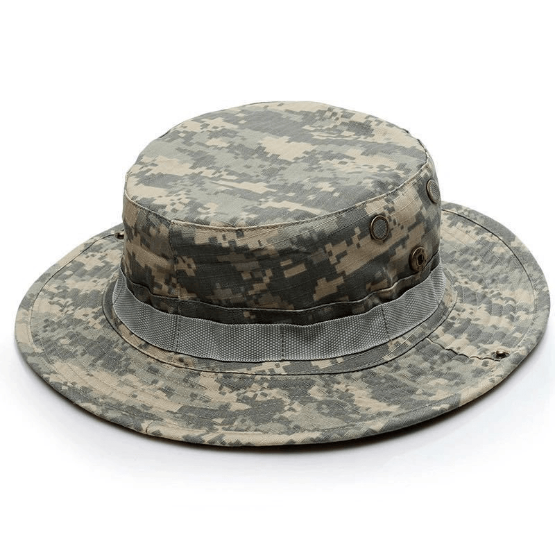 camouflage wide-brim hat, view 6 - MRSLM