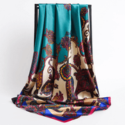 retro silk satin square scarf, view 23 - MRSLM