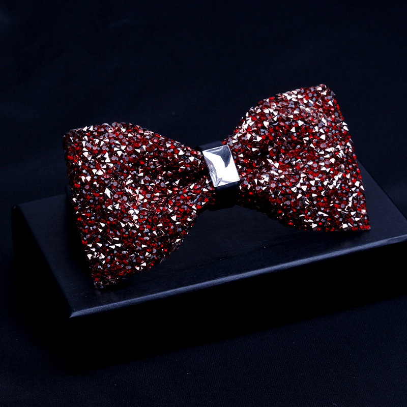 men's shiny bow tie, view 7 - MRSLM