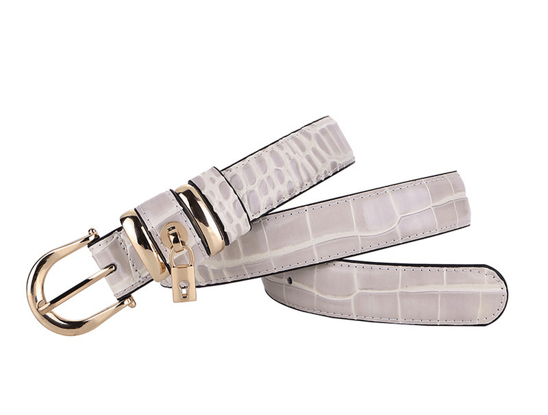 Women's cowhide leather decorative belt, view 5 - MRSLM