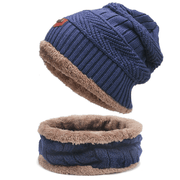 Knitted wool hat and scarf set, view 12 - MRSLM