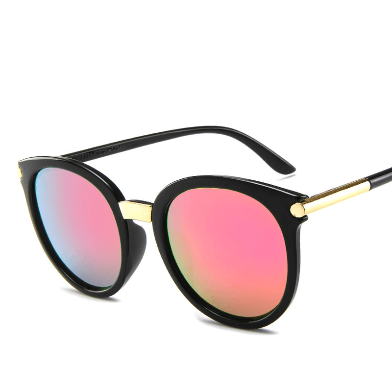 colorful retro round sunglasses, view 3 - MRSLM