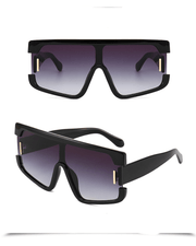 Oversized one-piece sunglasses, view 3 - MRSLM