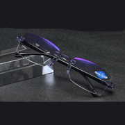 diamond cut anti-blue light reading glasses, view 4 - MRSLM