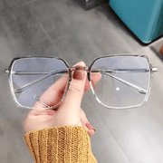 unisex TR90 square anti-blue light glasses, view 6 - MRSLM