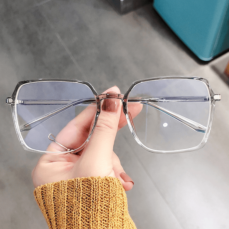 unisex TR90 square anti-blue light glasses, view 6 - MRSLM