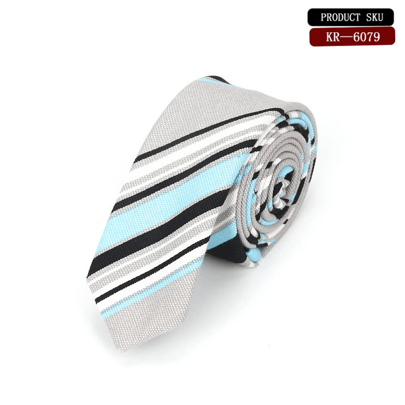 men's narrow wedding tie, view 6 - MRSLM