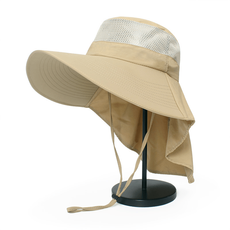 men's cotton wide brim fisherman hat, view 8 - MRSLM