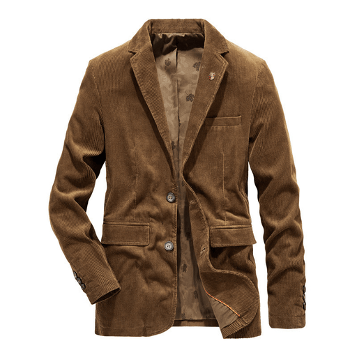casual plain lapel blazer - MRSLM
