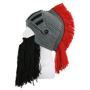 wool knight hat with mustache - MRSLM