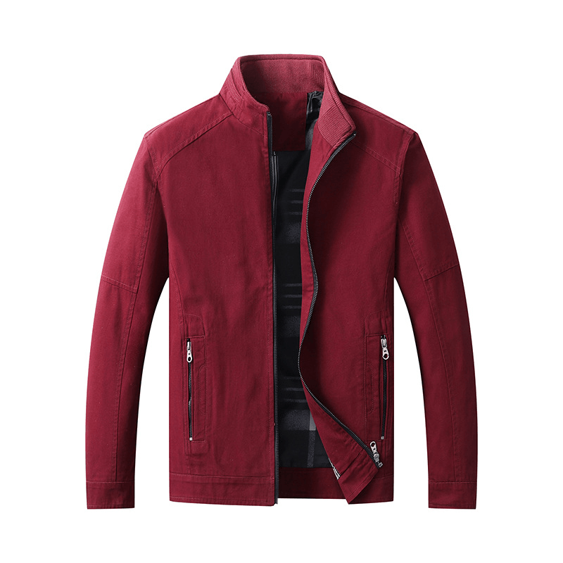stand-up collar zip jacket, view 3 - MRSLM