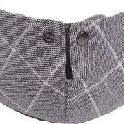 Men's cotton plaid cap, view 10 - MRSLM
