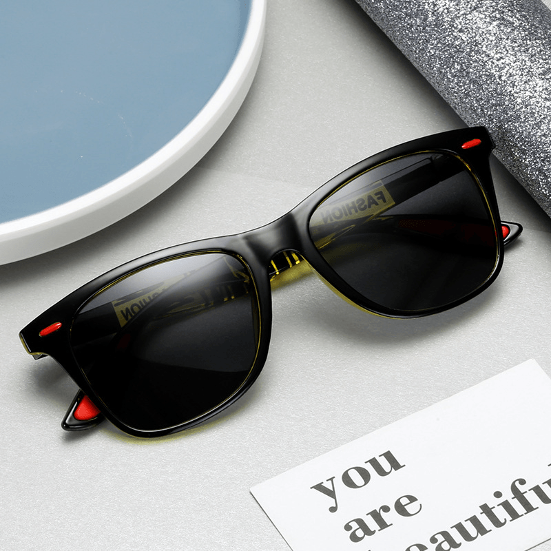 women's square colorful TAC sunglasses, view 9 - MRSLM