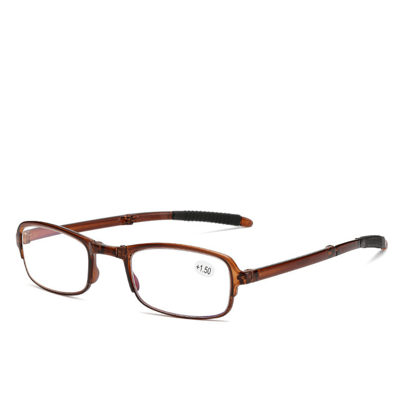 Folding portable blue film reading glasses, view 5 - MRSLM