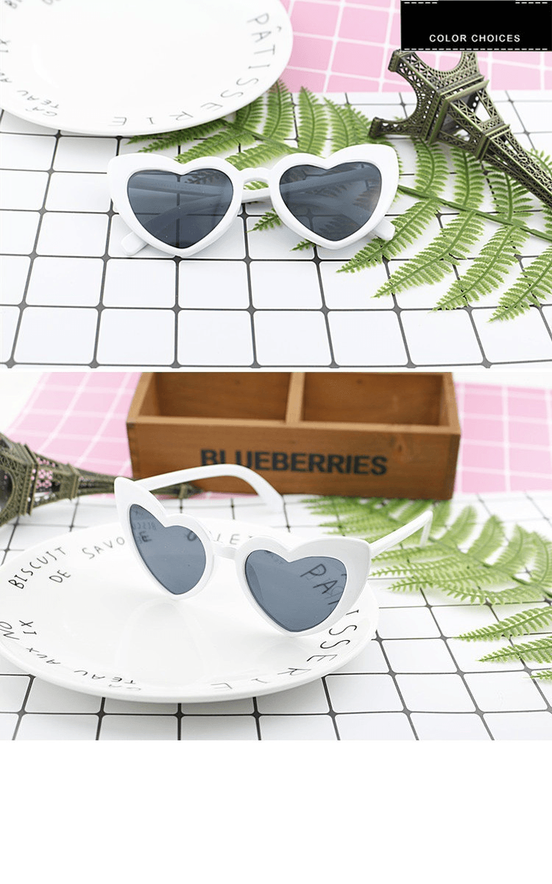 heart-shaped sunglasses, view 6 - MRSLM