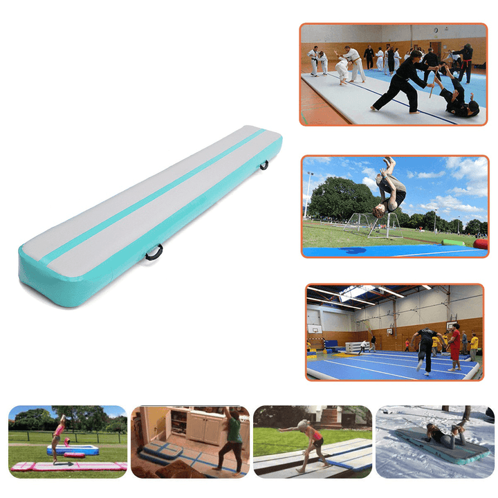 118X15X7.87Inch Inflatable GYM Air Track Mat Tumbling Floor Mat Airtrack Gymnastics Mat Training Pad - MRSLM