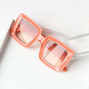 simple big frame retro square sunglasses, view 3 - MRSLM
