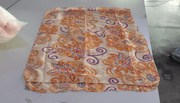 retro totem ethnic voile scarf, view 6 - MRSLM