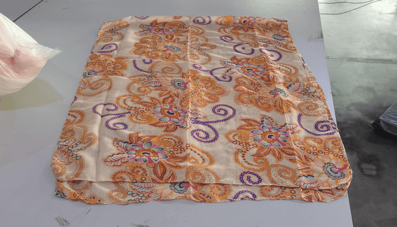 retro totem ethnic voile scarf, view 6 - MRSLM