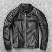 men's slim stand-collar motorcycle jacket - MRSLM