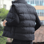 men's padded stand-collar vest, view 5 - MRSLM