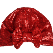 women's sequin bow bandana hat, view 8 - MRSLM