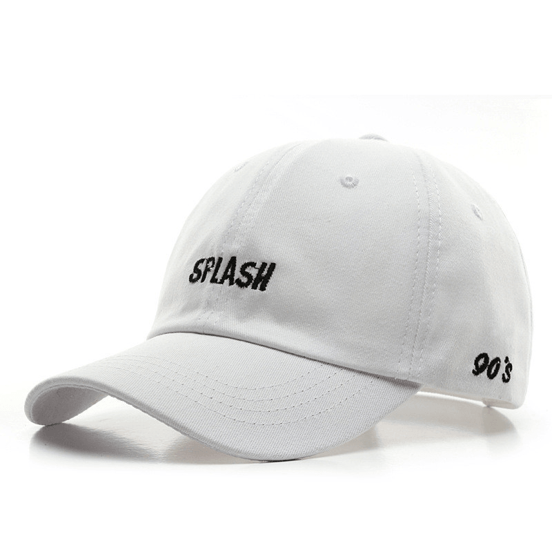 Korean style embroidered cotton cap - MRSLM