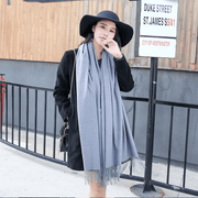 women's thick tassel shawl scarf, view 7 - MRSLM