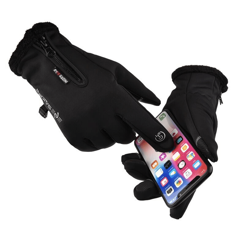men's nylon touch screen gloves, view 4 - MRSLM