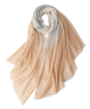 Gradient color matching long shawl, view 5 - MRSLM