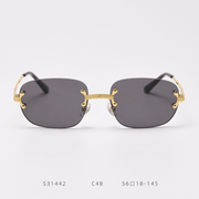 retro metal color film sunglasses, view 5 - MRSLM